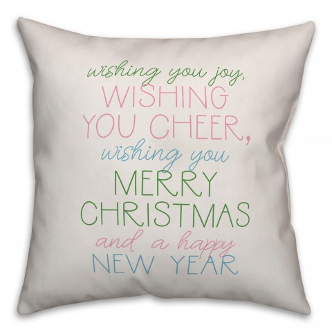 Wishing you joy and cheer Pillow