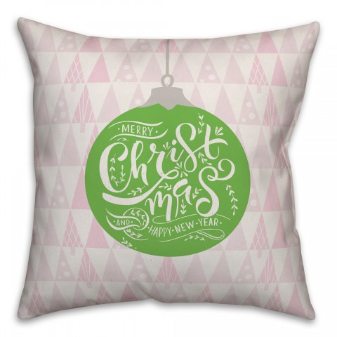 Merry Christmas Ornament Pillow