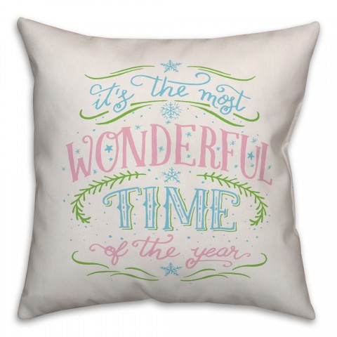 The most wonderful time of the year Pillow