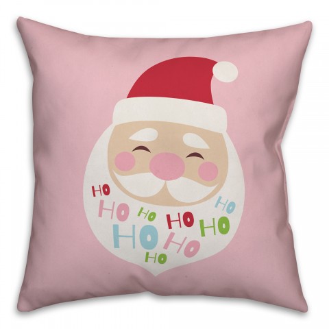 Pink Santa Pillow