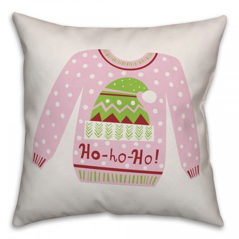 Ugly Christmas Sweater Pillow