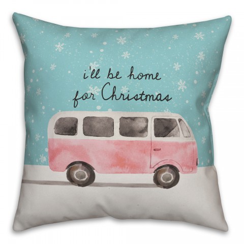 I’ll be home for Christmas Pillow