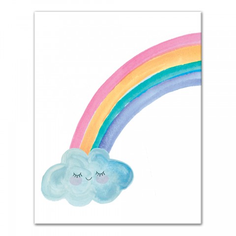 Smiling Cloud 11x14 Canvas Wall Art