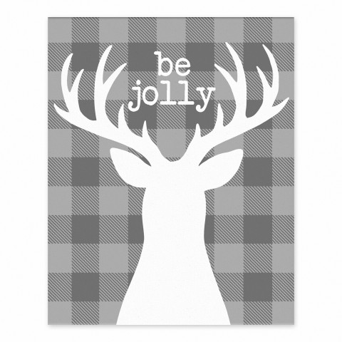 Be Jolly 8x10 Tabletop Canvas