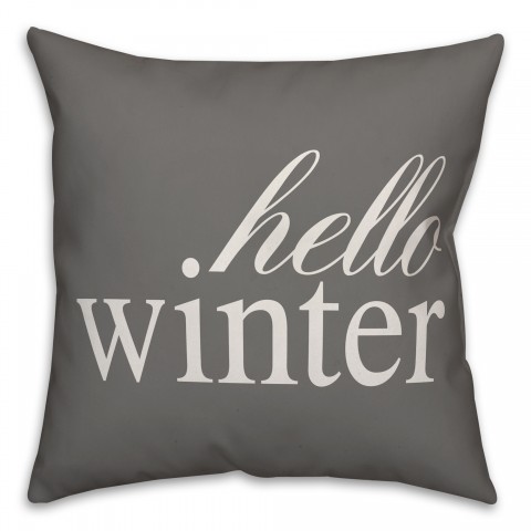 Hello Winter Pillow
