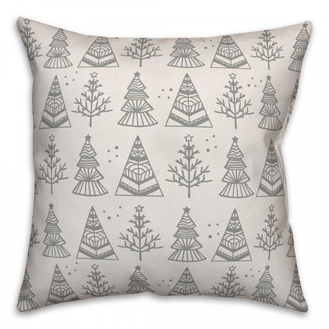 Christmas Tree Pattern Pillow