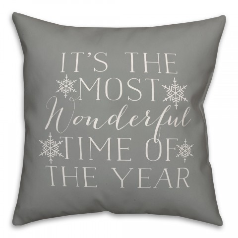 It's The Most Wonderful Time Of The Year Pillow