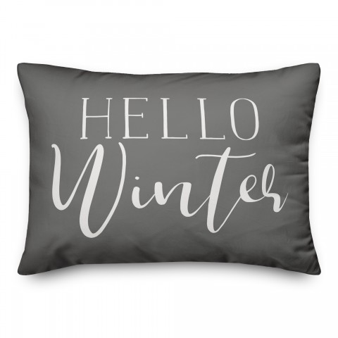 Hello Winter Pillow