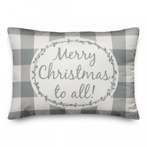 Merry Christmas To All Pillow