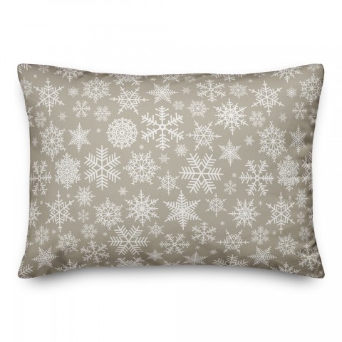 Snowflake Pattern Pillow