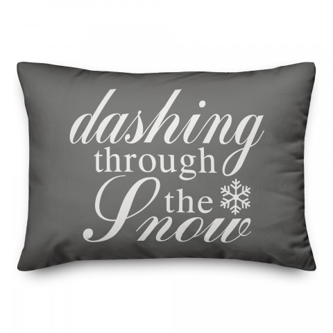 Dashing Through The Snow Pillow