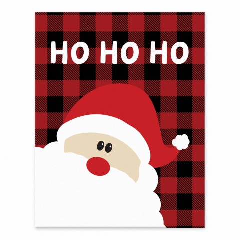 Ho Ho Ho 11x14 Tabletop Canvas