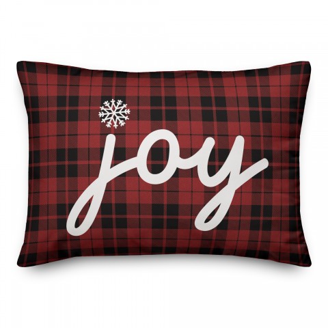 Plaid Joy Pillow