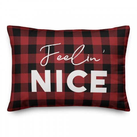 Plaid Feelin' Nice Pillow