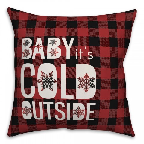 Baby It's Cold Outside Pillow