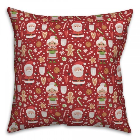 Mr and Mrs Claus Pillow
