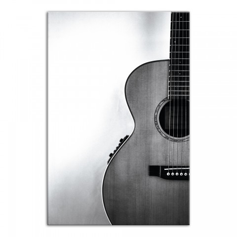 Moody Guitar Solo 24x36 Canvas Wall Art