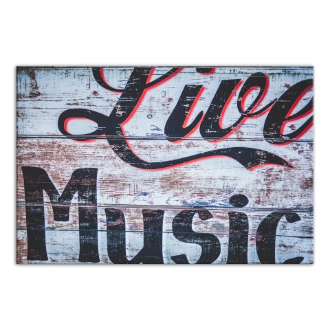 Live Music 24x36 Canvas Wall Art