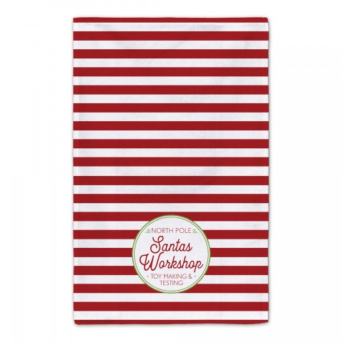 Santas Workshop 16x25 Towel