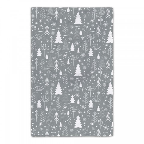 Winter Pattern - Gray 16x25 Towel