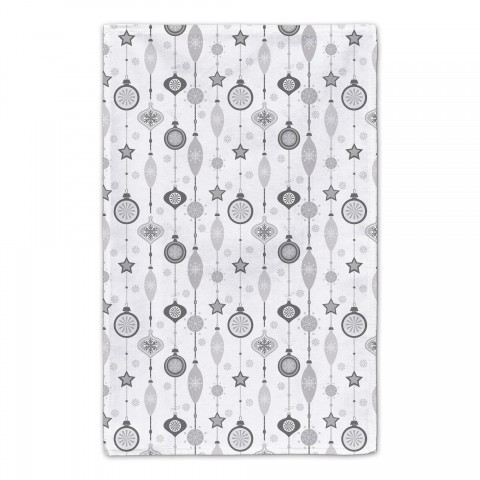 Ornament Pattern - White 16x25 Towel