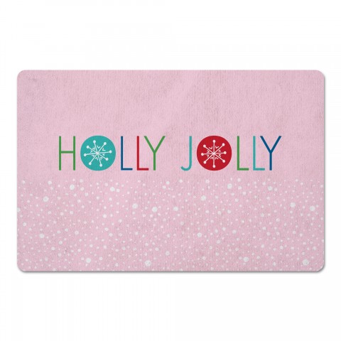 Holly Jolly 27x18 Floor Mat