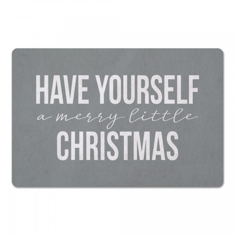 A Merry Little Christmas 27x18 Floor Mat
