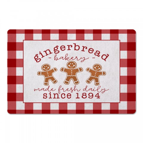 Gingerbread Bakery 27x18 Floor Mat