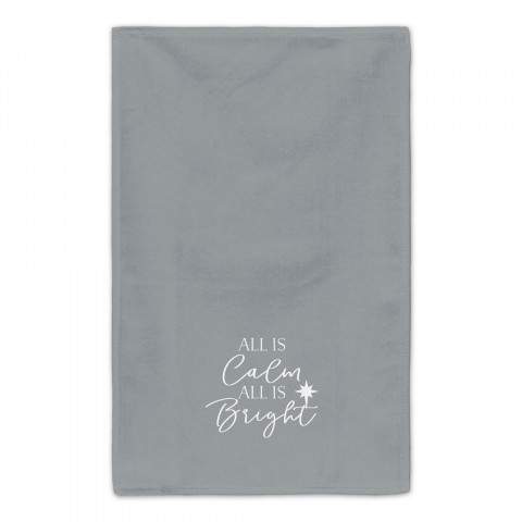 All is Calm and Bright 16x25 Towel