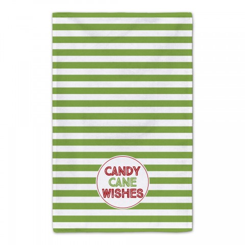 Candy Cane Wishes 16x25 Towel