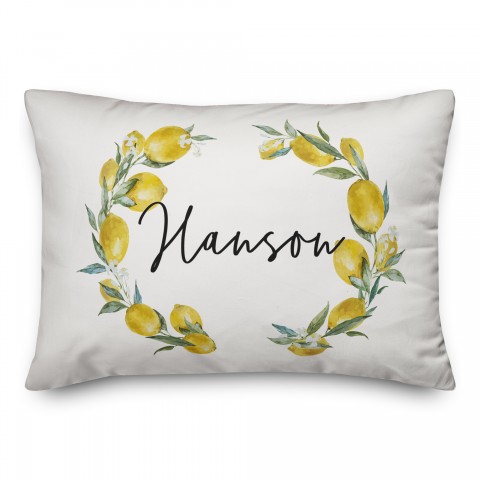 Green Buffalo Check 14x20 Personalized Indoor / Outdoor Pillow
