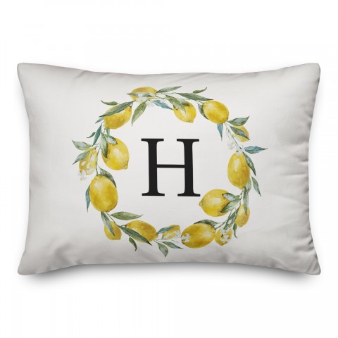 Green Buffalo Check Pillow 14x20 Personalized Indoor / Outdoor Pillow