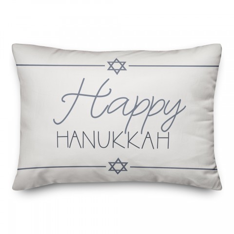 Happy Hanukkah Pillow