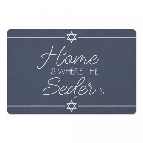 Home is Where the Seder Is 27x18 Floor Mat