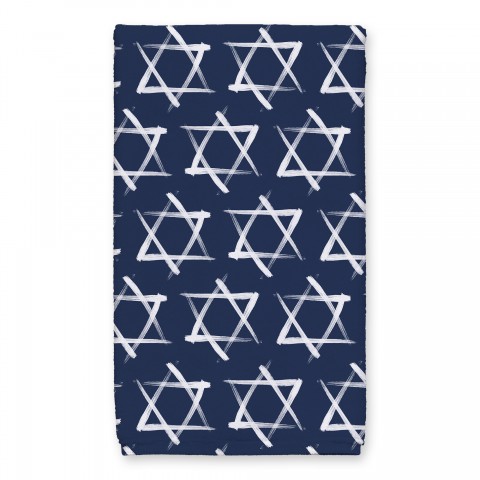 Brush Stroke Star of David 16x25 Towel