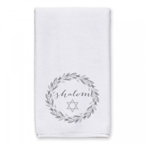 Shalom Wreath 16x25 Towel