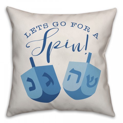 Let's Go for a Spin Pillow