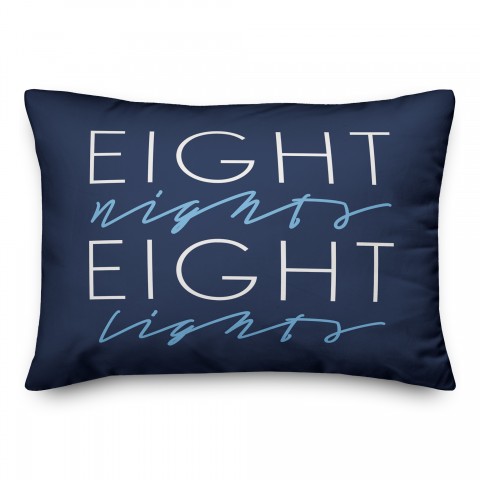 Eight Nights Eight Lights Pillow