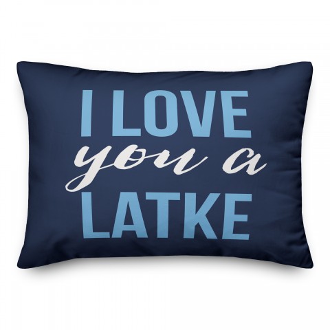 Love you a Latke Pillow