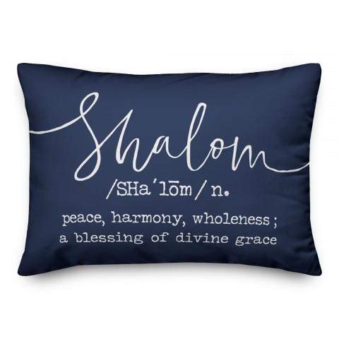 Shalom Definition Pillow