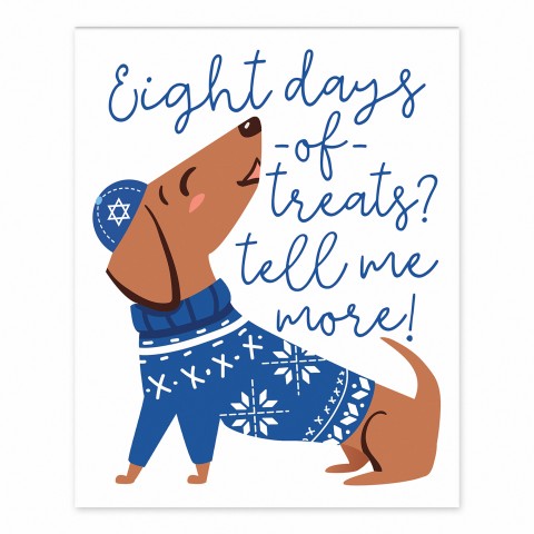 Eight Days of Treats 8x10 Tabletop Canvas