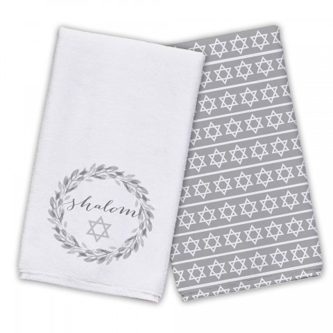 Neutral Hanukkah Textiles Collection
