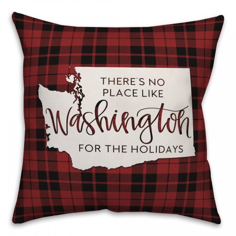 There's No Place Like Washington For the Holidays Pillow