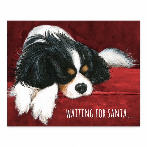 Waiting for Santa 8x10 Tabletop Canvas