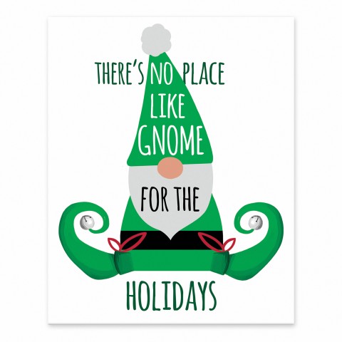 No Place Like Gnome 8x10 Tabletop Canvas