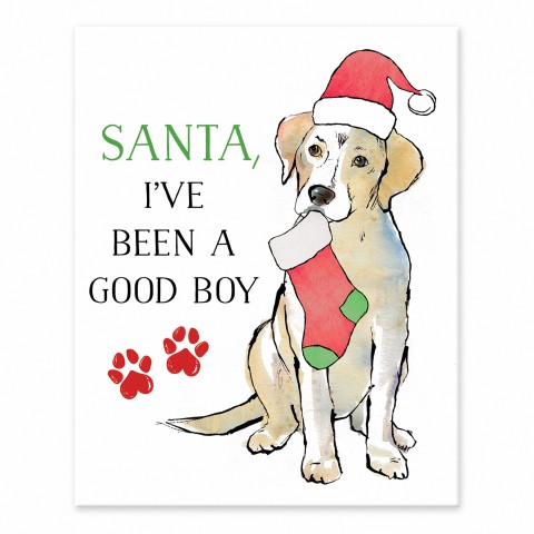 I've Been a Good Boy 8x10 Tabletop Canvas