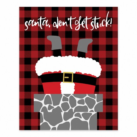 Don't Get Stuck 8x10 Tabletop Canvas
