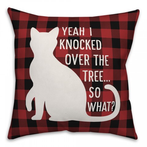 I Knocked Over the Tree Pillow