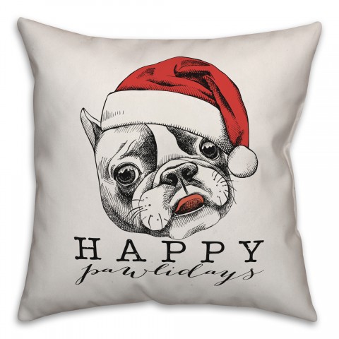Happy Pawlidays Pillow