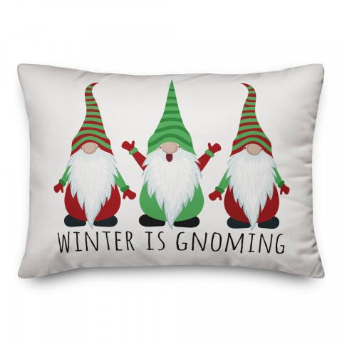 Winter is Gnoming Pillow